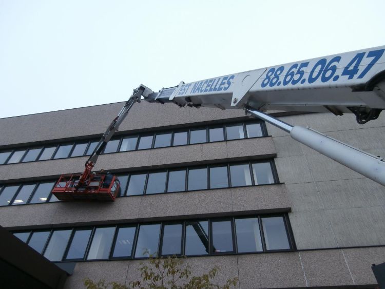 Nettoyage vitre nacelle Schiltigheim